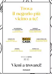 Ricci Casa Trova Il Negozio Piu Vicino A Te!