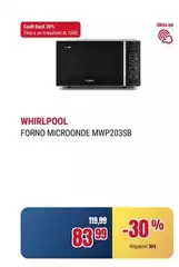 Whirlpool - Forno Microonde Mwp203sb