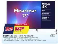 Hisense - Tv Miniled 4k 75 75u7q