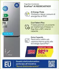 Samsung - EcoFlex AI RB38C607AS9