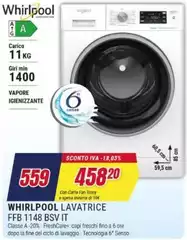 Whirlpool - Lavatrice FFB 1148 BSV IT
