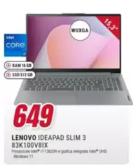 Lenovo - Ideapad Slim 3 83K100V8IX Lenovo - Ideapad Slim 3 83K100V8IX