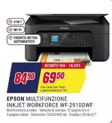 Epson - Multifunzione Inkjet Workforce WF-2910DWF Epson - Multifunzione Inkjet Workforce WF-2910DWF