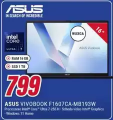 Asus - Vivobook F1607ca-mb193w Asus - Vivobook F1607ca-mb193w