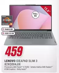Lenovo - Ideapad Slim 3 82XQ004JIX Lenovo - Ideapad Slim 3 82XQ004JIX
