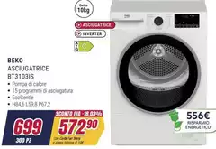 Beko - Asciugatrice Bt3013ls