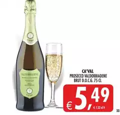 Ca' val - Prosecco Valdobbiadene Brut D.O.C.G.
