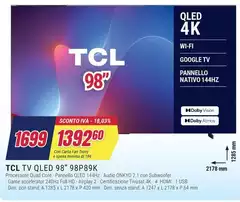 TCL - Tv Qled 98" 98989k