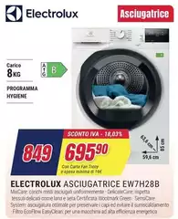 Electrolux - Asciugatrice EW7H28B Electrolux - Asciugatrice EW7H28B