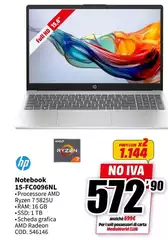 HP - Notebook 15 FC0096NL HP - Notebook 15 FC0096NL