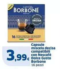 Caffe borbone - Capsule Miscela Decisa Compatibili Con Nescafe Dolce Gusto