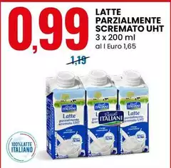 Latte Parzialmente Scremato UHT