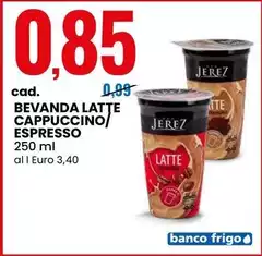 Espresso - Bevanda Latte Cappucino