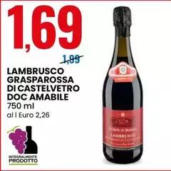Integralmente Prodotto - Lambrusco Grasparossa Di Castelvetro DOC Amabile