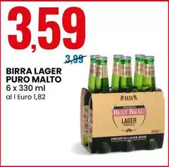 Best Brau - Birra Lager Puro Malto