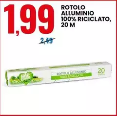 Amo Essere Eco - Alluminio 100% Riciclato, 20 M