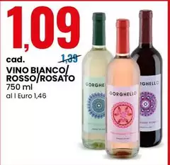 Vino Bianco/Rosso/Rosato
