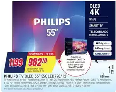 Philips - Tv Oled 55" 550LED770/12 Philips - Tv Oled 55" 550LED770/12
