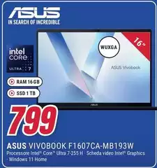 Asus - Vivobook F1607ca-mb193w Asus - Vivobook F1607ca-mb193w