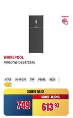 Whirlpool - WHD26472X4E Frigo Wi-Fi Nero
