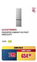 LG - Frigoriferi Combinati No Frost Gbbs322cpy