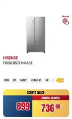 Hisense - Frigo Rs711n4ace