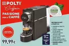 Polti - Macchina Da Caffè A Cialde E.S.E.