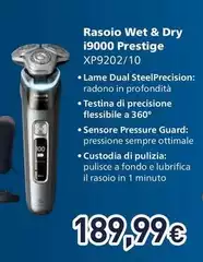 Philips - Rasoio Wet & Dry I9000 Prestige XP9202/10