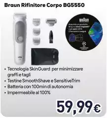 Braun - Rifinitore Corpo BG5550