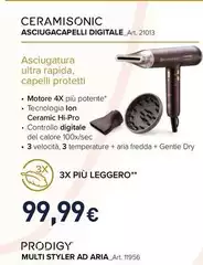 Bellissima - Ceramisonic Asciugacapelli Digitale Art. 21013