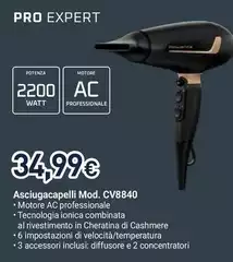 Rowenta - Pro Expert Asciugacapelli Mod. CV8840