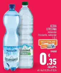 Levissima - Acqua Levissima - Acqua