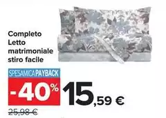 Facile - Completo Letto Matrimoniale Stiro