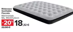 Materasso Gonflabile Floccato