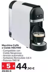 Candy - Macchina Caffè A Cialde HSC1140