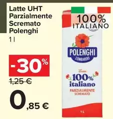 Polenghi - Latte UHT Parzialmente Scremato