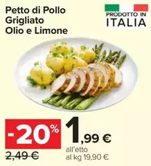 Petto Di Pollo Grigliato Olio E Limone