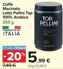 Pellini - Caffè Macinato Latta Top 100% Arabica