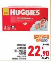 Huggies - Pannolini, Mutandina Little Movers Huggies - Pannolini, Mutandina Little Movers