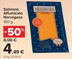 Hendrick's - Salmone Affumicato Norvegese