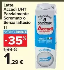Benessere - Latte Accadi UHT Parzialmente Scremato O Senza Lattosio