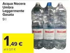 Umbra - Acqua Nocera  Leggermente Gasata