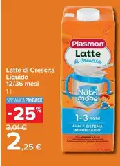Plasmon - Latte Di Crescita Liquido 12/36 Mesi