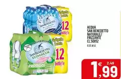 San Benedetto - Acqua Naturale/Frizzante