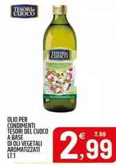 Tesori del cuoco - Olio Per Condimenti A Base Di Oli Vegetali Aromatizzati