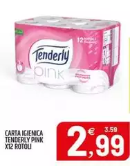 Tenderly - Carta Igienica Pink Tenderly - Carta Igienica Pink