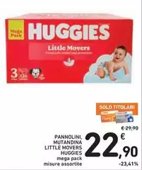 Huggies - Pannolini, Mutandina Little Movers Huggies - Pannolini, Mutandina Little Movers