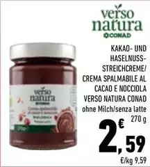 Conad - Cacao E Nocciola Verso Natura