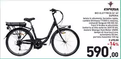 Cicli esperia - Bici Elettrica 26% QV Cicli esperia - Bici Elettrica 26% QV