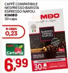 Kimbo - Caffè Compatibile Nespresso Barista Espresso Napoli Kimbo - Caffè Compatibile Nespresso Barista Espresso Napoli